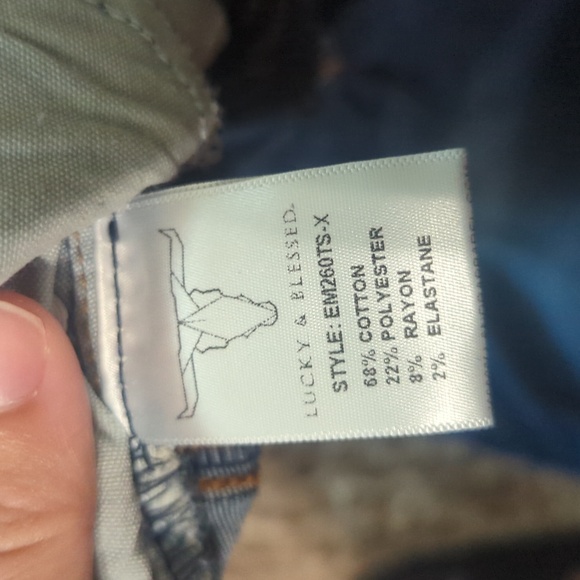 Lucky & blessed wide leg jean - Picture 6 of 9